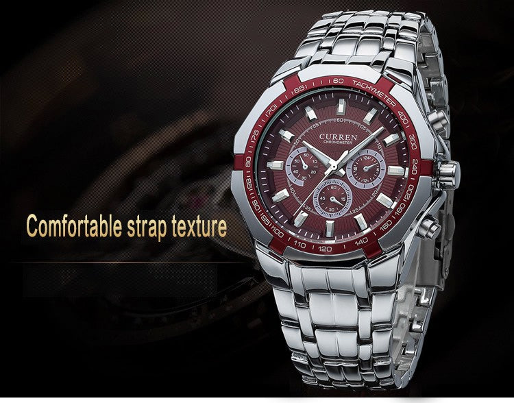 Luxury Watch YSYH Casual Military Quartz Sports Wristwatch Full Steel Waterproof Men's Clock