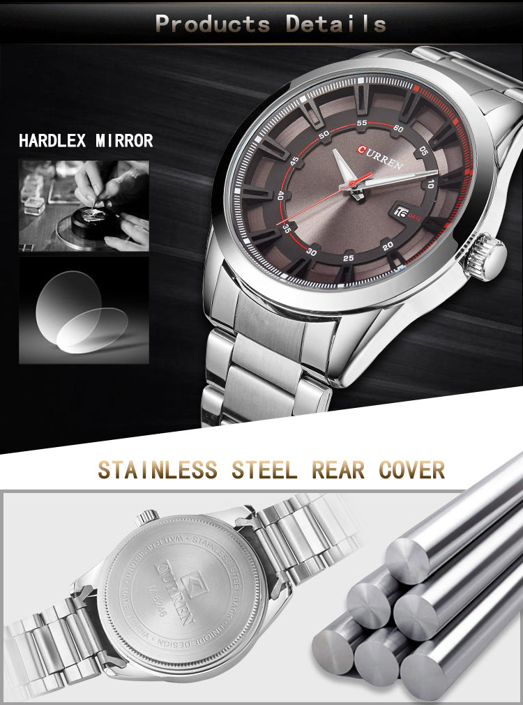 YSYH Casual Men Watches Display Date Army Military Quartz Male Clock Waterproof Wristwatch