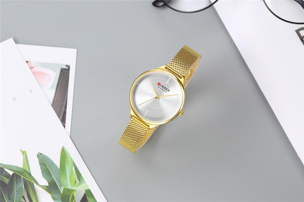 YSYH Ladies Watches Minimalist Wrist Watch for Women Casual Fashion Leather Strap Quartz Female Clock Simple Classy Watch