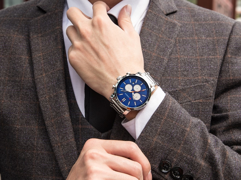 Luxury Men's Watches Date Clock Male Sports Timing Watches YSYH Mens Quartz Casual WristWatch