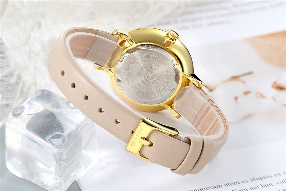 YSYH Women Watches Pink Leather Wristwatch with Rhinestone Ladies Clock Fashion Luxury Quartz Watch Relogio Feminino