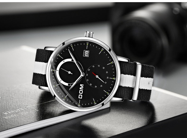 YSYH Simple style men's quartz watch fashion casual waterproof watch