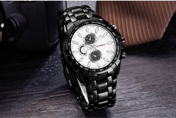 YSYH Watches Men Luxury &Casual Quartz Male Wristwatches Classic Analog Sports Steel Band Clock Relojes