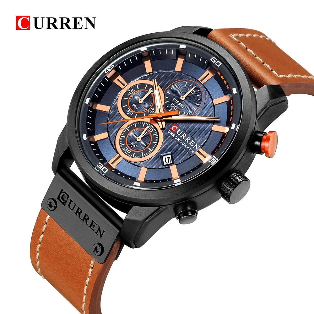 YSYH Quartz Men Watches Luxury Male Clock Chronograph Sport Mens Wrist Watch