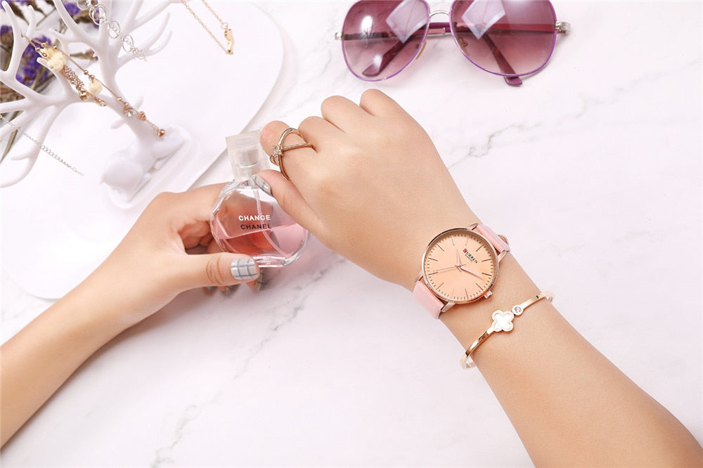 YSYH Fashion Simple Womens Watches Dress Quartz Leather Wristwatch For Ladies Life Waterproof Clock Female bayan kol saati