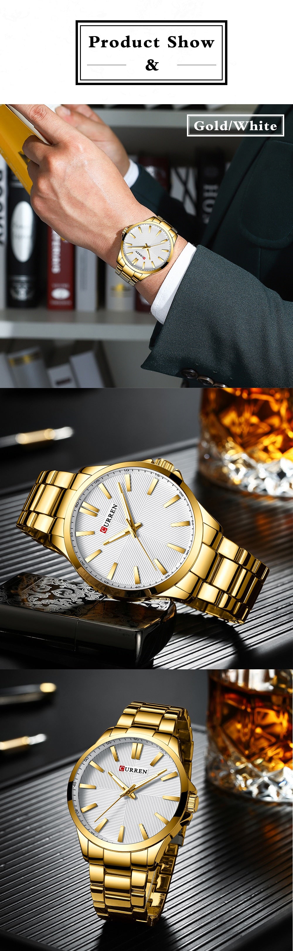 Men Watches Luxury Brand Stainless Steel Mens Watch YSYH Wristwatch Man Clock Waterproof 30 M Relojes