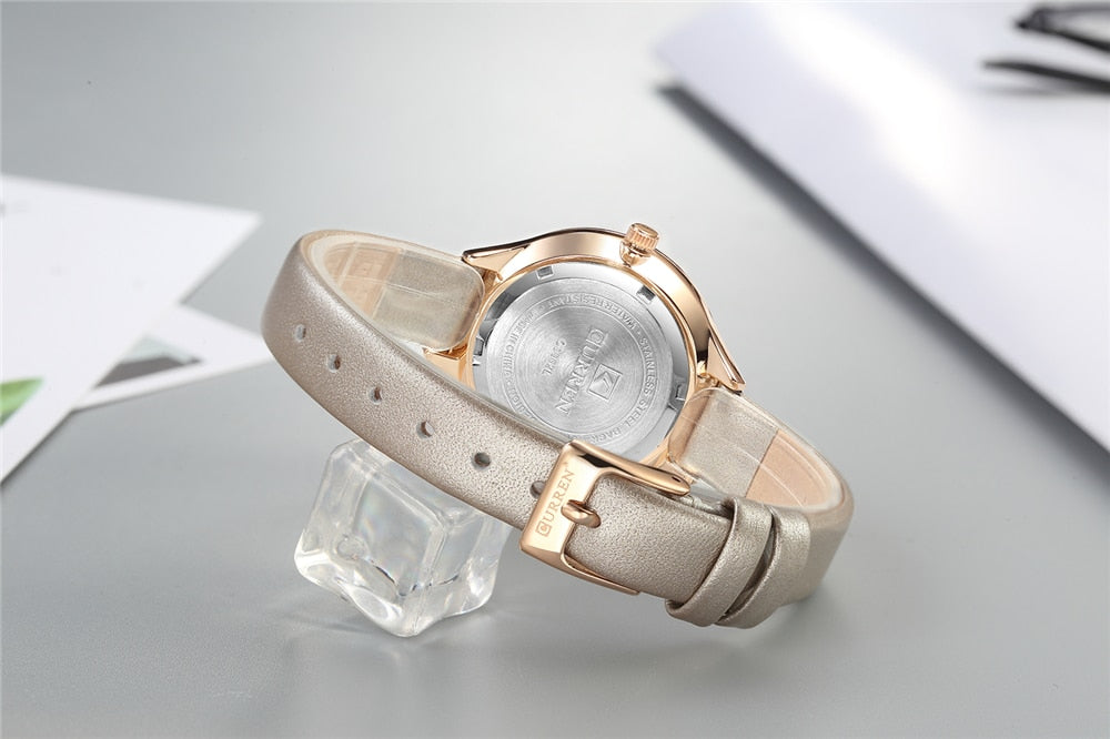 YSYH Ladies Watches Minimalist Wrist Watch for Women Casual Fashion Leather Strap Quartz Female Clock Simple Classy Watch