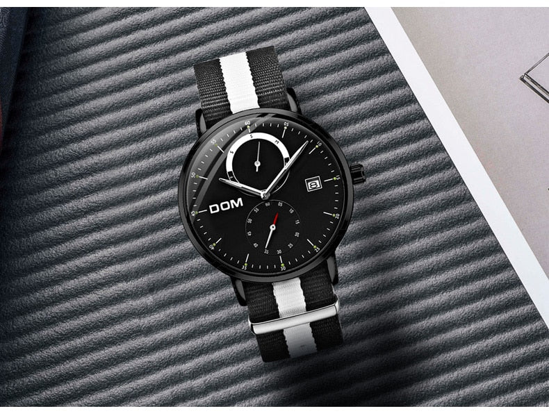 YSYH Simple style men's quartz watch fashion casual waterproof watch