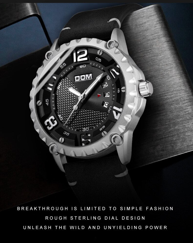 YSYH men's sports waterproof watch man multi-function casual fashion quartz wristwatch New Father's Day gift