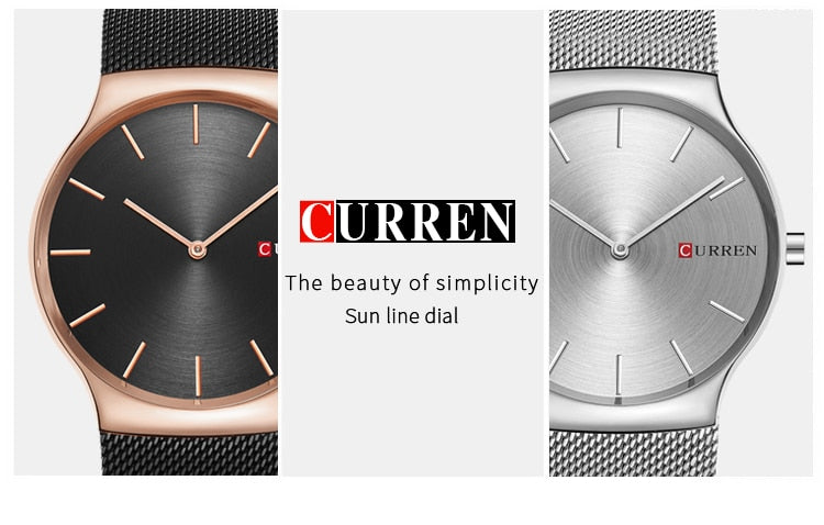 YSYH Luxury Brand Simple Men Watches Full Steel Quartz Men's Wristwatch Montre Homme Reloj