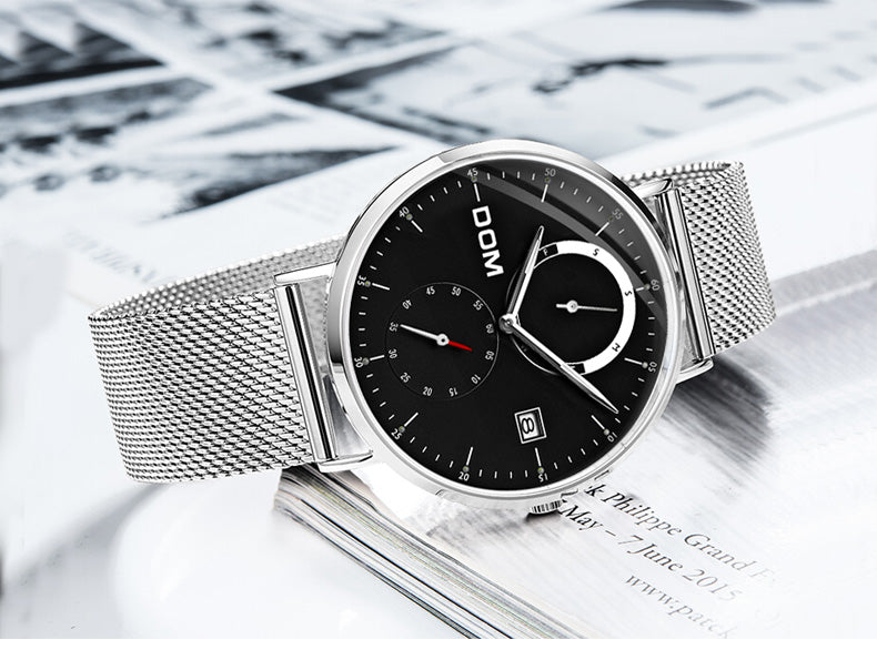 YSYH Simple style men's quartz watch fashion casual waterproof watch
