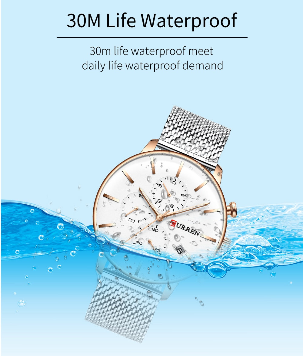 YSYH Men Luxury Quartz Military Watch Stainless Steel Band Wrist Watches Clock Date Dropshipping