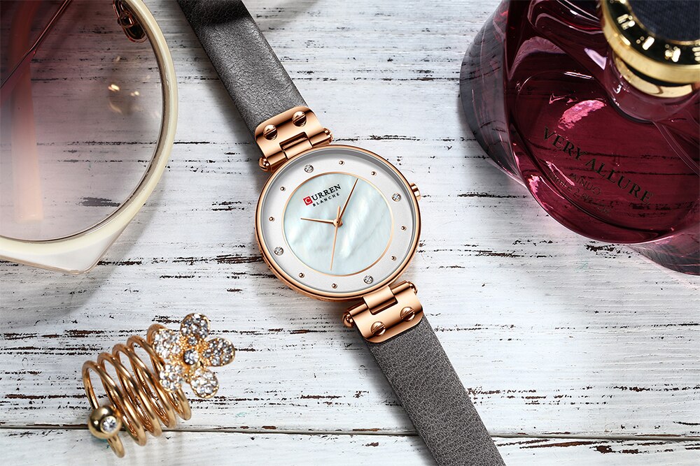 YSYH Women Watches Reloj Mujer Luxury Leather Strap Wristwatch for Women Blue Clock Stylish Quartz Ladies Watch