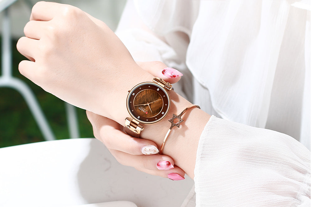 YSYH Women Watches Reloj Mujer Luxury Leather Strap Wristwatch for Women Blue Clock Stylish Quartz Ladies Watch