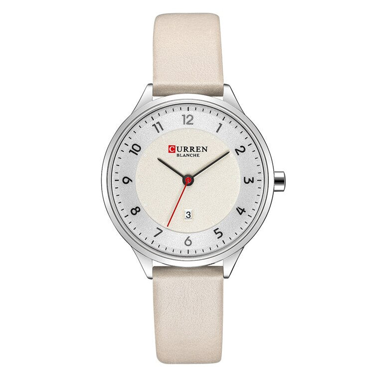 YSYH Date Quartz Women's Watch Ultra Thin Leather Ladies Dress Wristwatch Simple Digital Female Clock Reloj Mujer