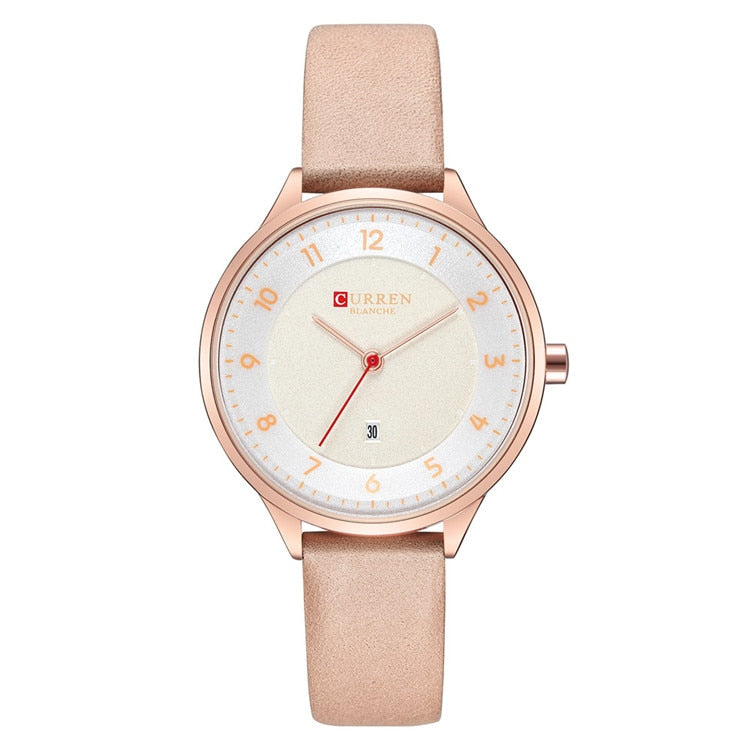 YSYH Date Quartz Women's Watch Ultra Thin Leather Ladies Dress Wristwatch Simple Digital Female Clock Reloj Mujer