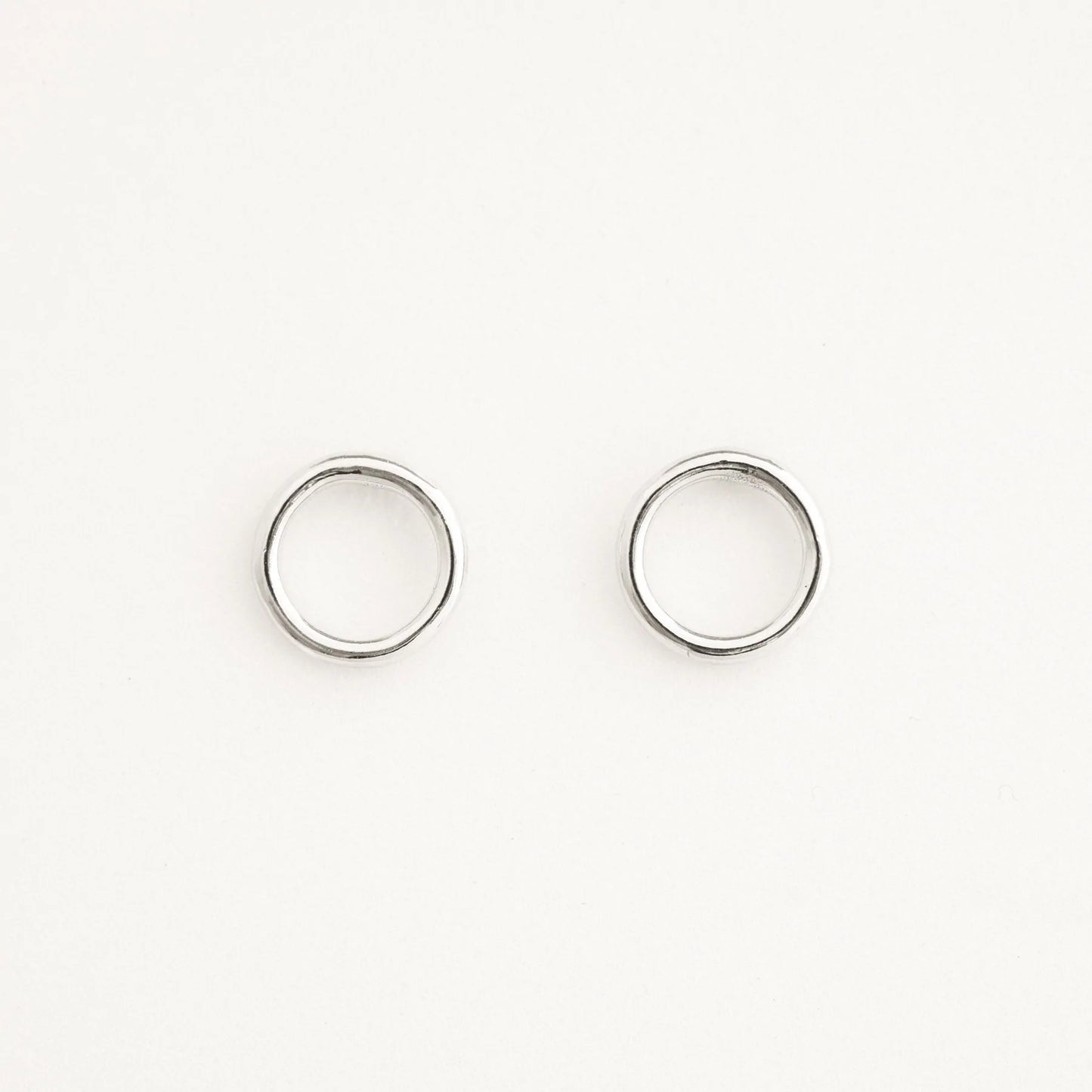 Karma Circle Stud Earrings