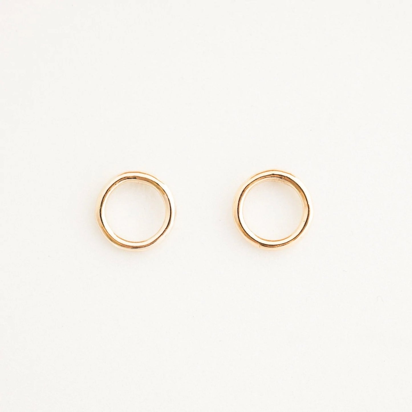 Karma Circle Stud Earrings