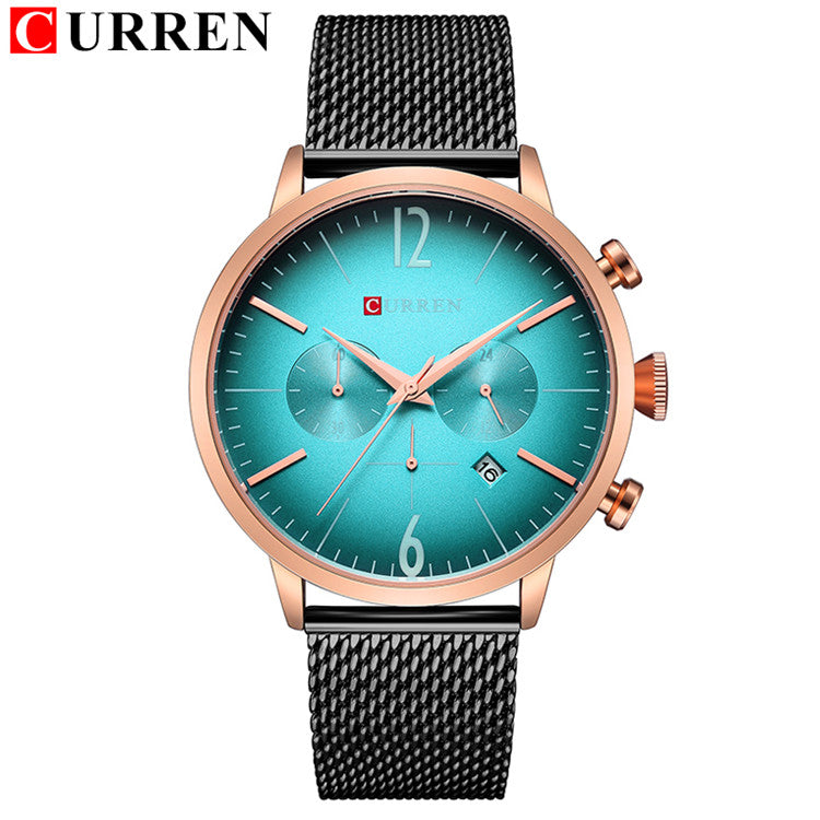 Luxury Brand YSYH Men Military Sport Watches Casual Quartz Wristwatch Mesh Steel Band Date Reloj Hombre Montre Homme
