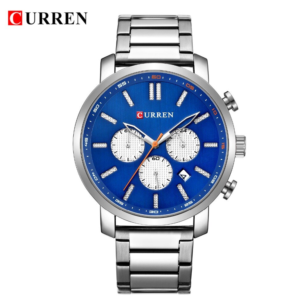 Luxury Brand Military Sport YSYH Stainless Steel Wristwatch For Man Chronograph Watch Date Male Clock