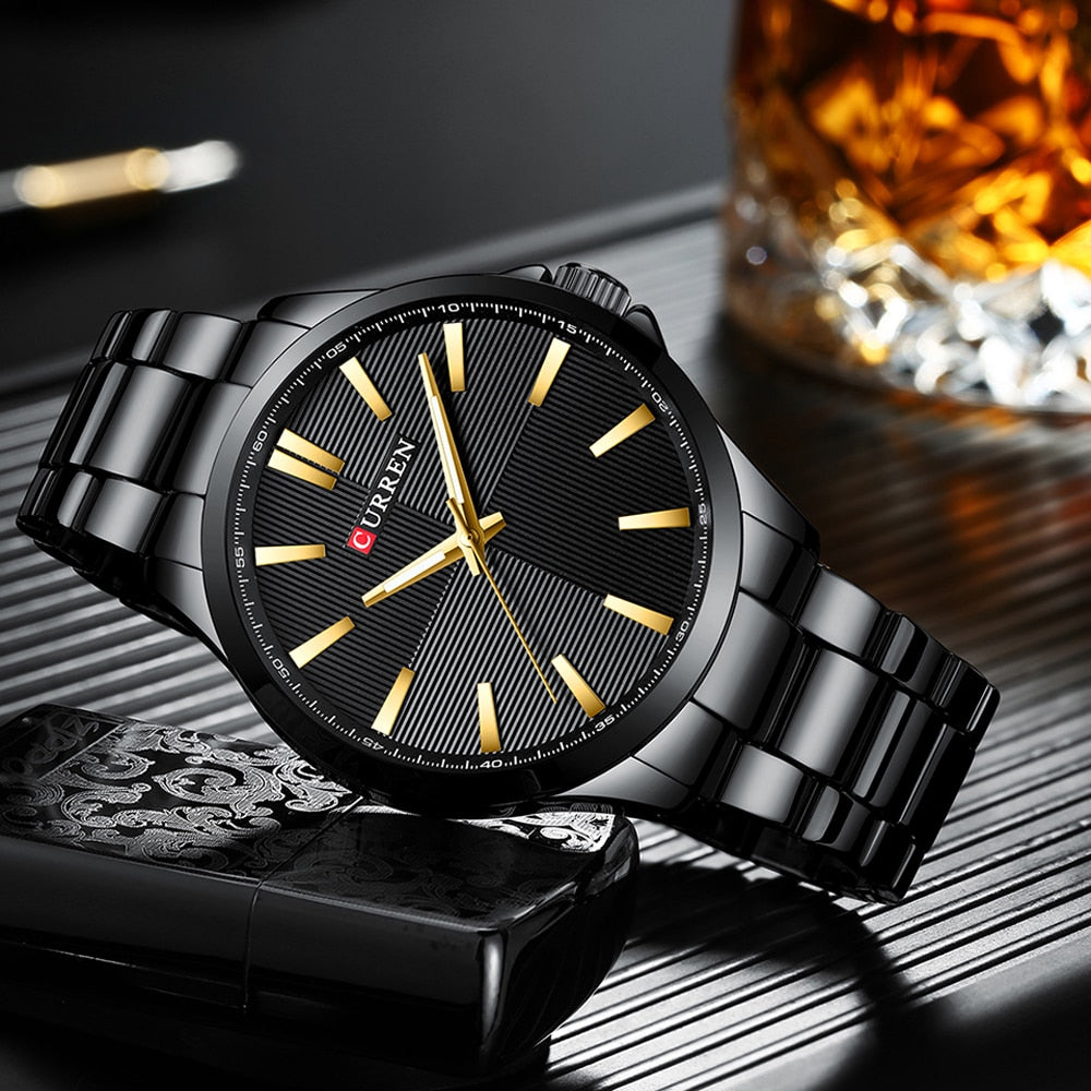 Men Watches Luxury Brand Stainless Steel Mens Watch YSYH Wristwatch Man Clock Waterproof 30 M Relojes