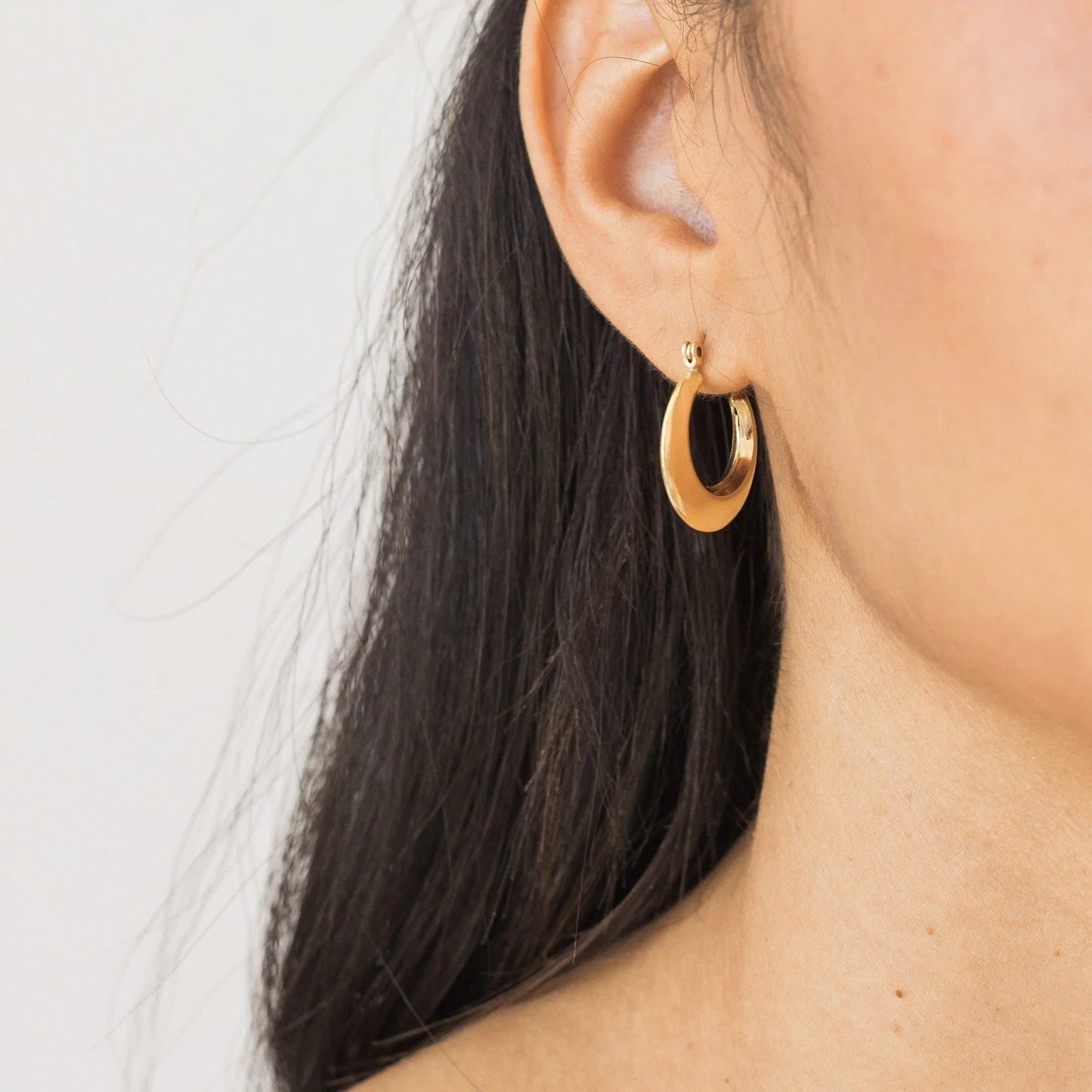 Modern Hoop Earrings
