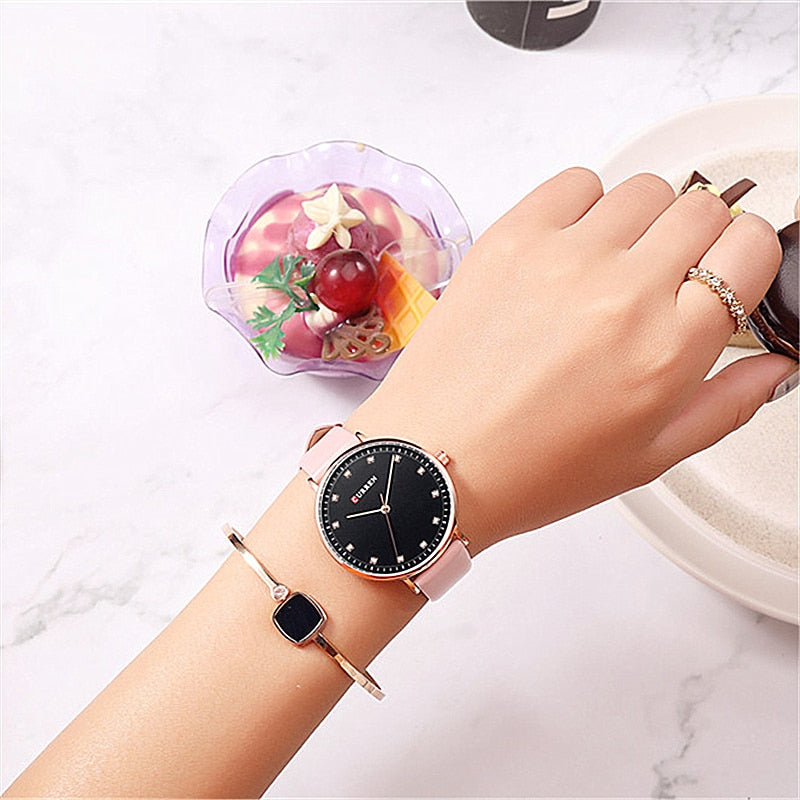 YSYH Montre femme Elegant Quartz Women Watch Girls Fashion Diamond Leather Wristwatch Womens Female Clock bayan kol saati