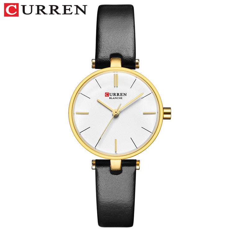 YSYH Fashion Brand Simple Leather Strap Gold Watches Women Clock Ladies Casual Dress Quartz Wristwatch Reloj Mujer Gift