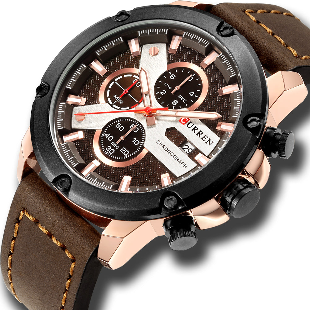 Watches For Men Luxury Brand YSYH Chronograph Casual Sports Wristwatch