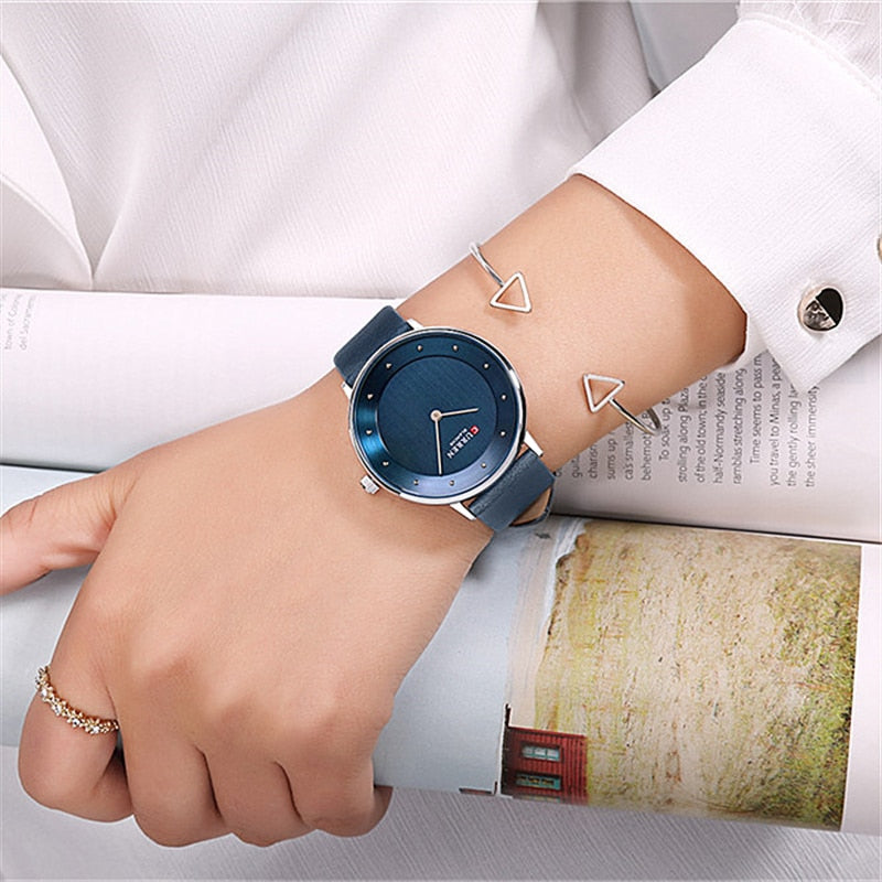 YSYH Fashion Womens Watches Leather Analog Quartz Wristwatches Ladies Charm Clock Female Relogios Feminino