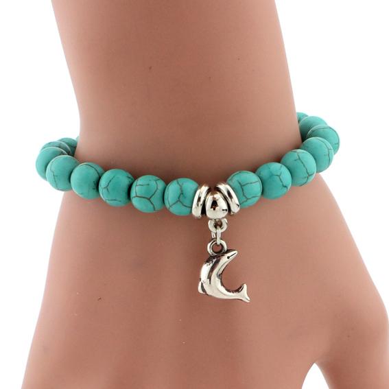 Boho Turquoises Bracelets Cross Tree Snake Bracelet Bangle-Bracelet-Rossny