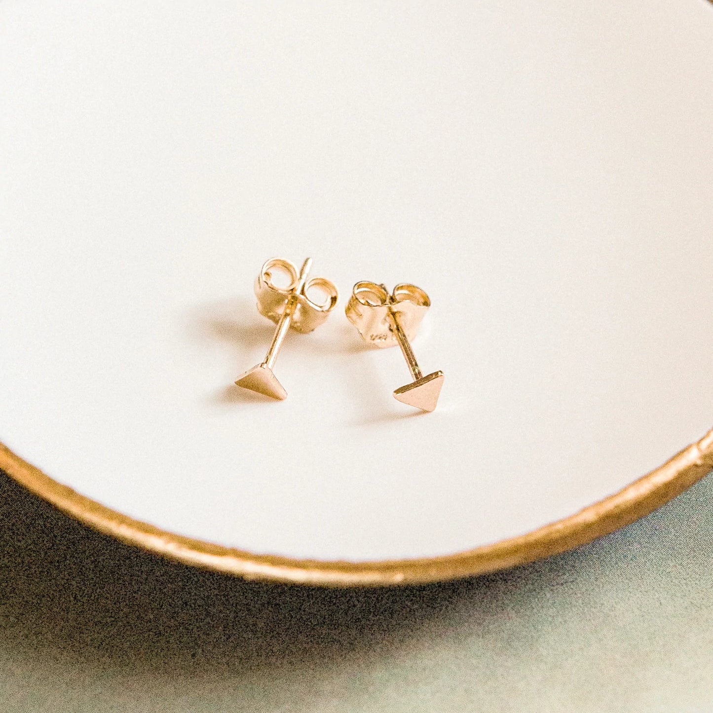 Triangle Stud Earrings