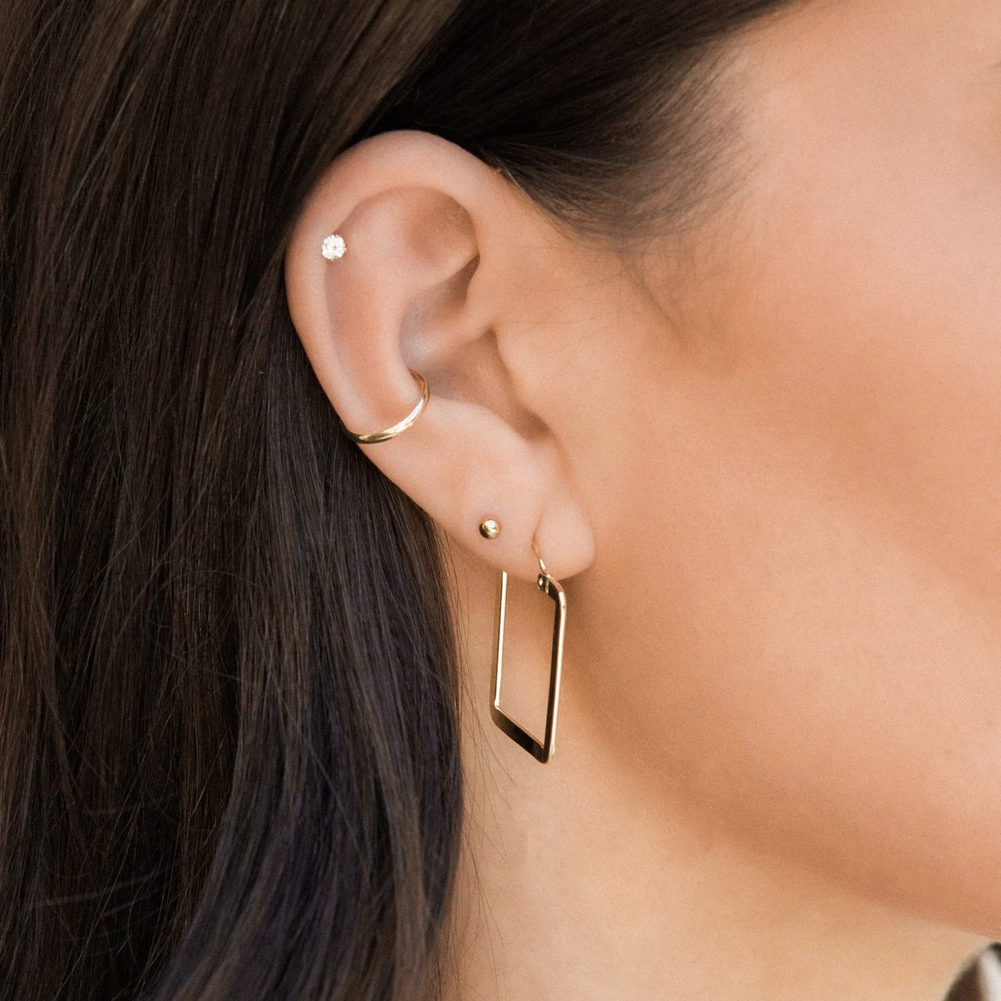 Square Hoop Earrings