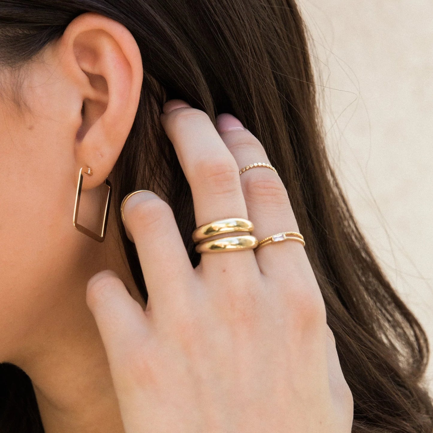 Square Hoop Earrings