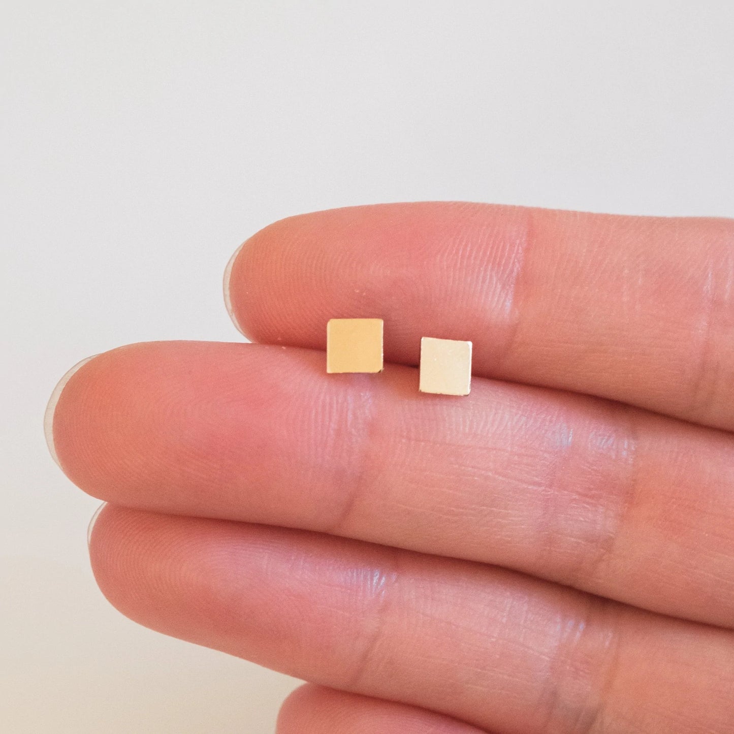 Square Stud Earrings