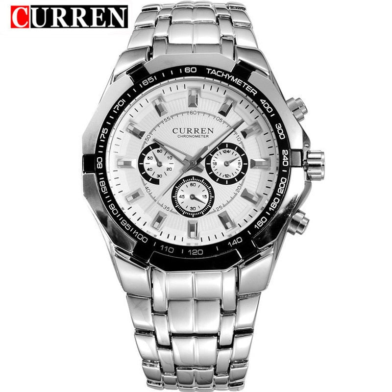 Luxury Watch YSYH Casual Military Quartz Sports Wristwatch Full Steel Waterproof Men's Clock