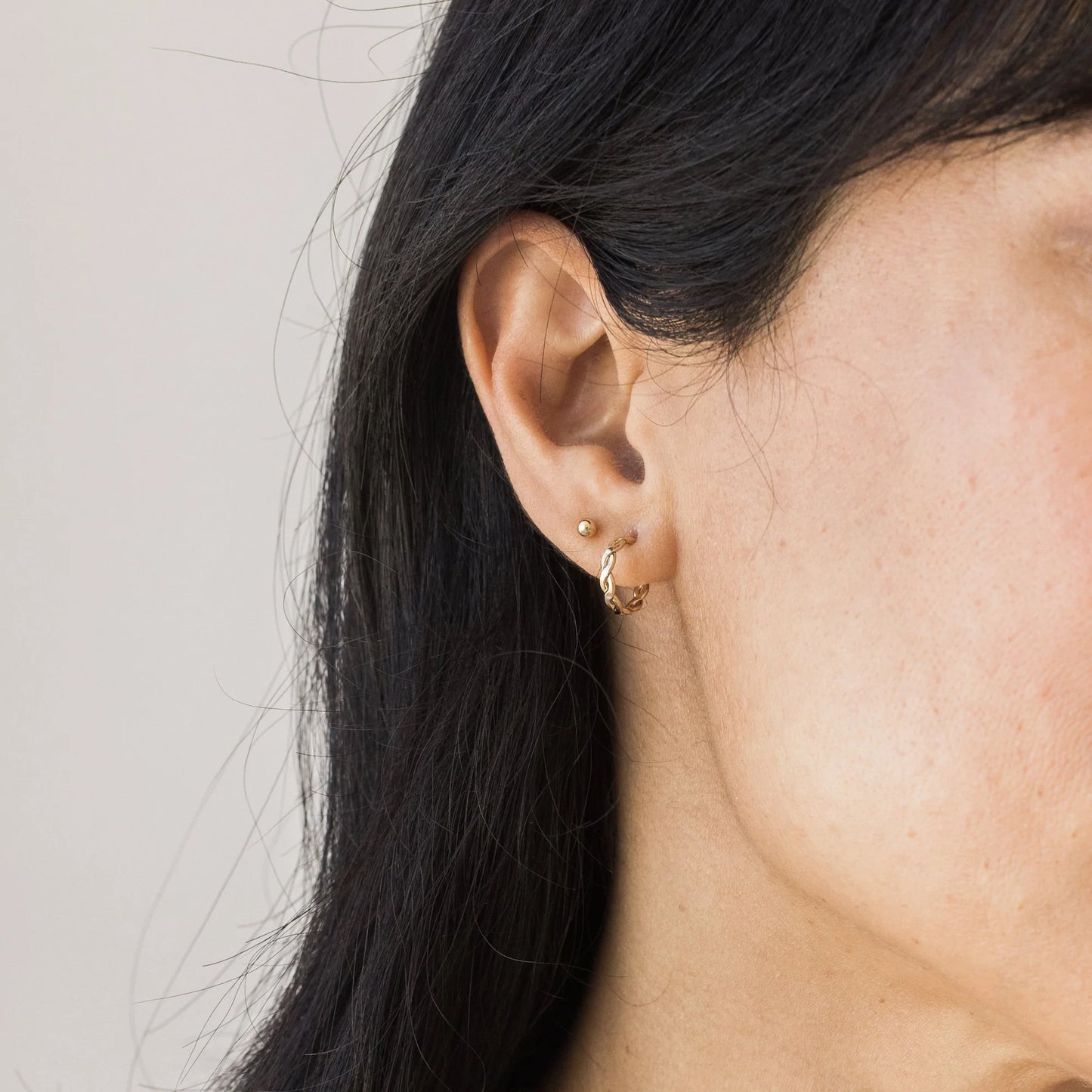 Twist Hoop Earrings
