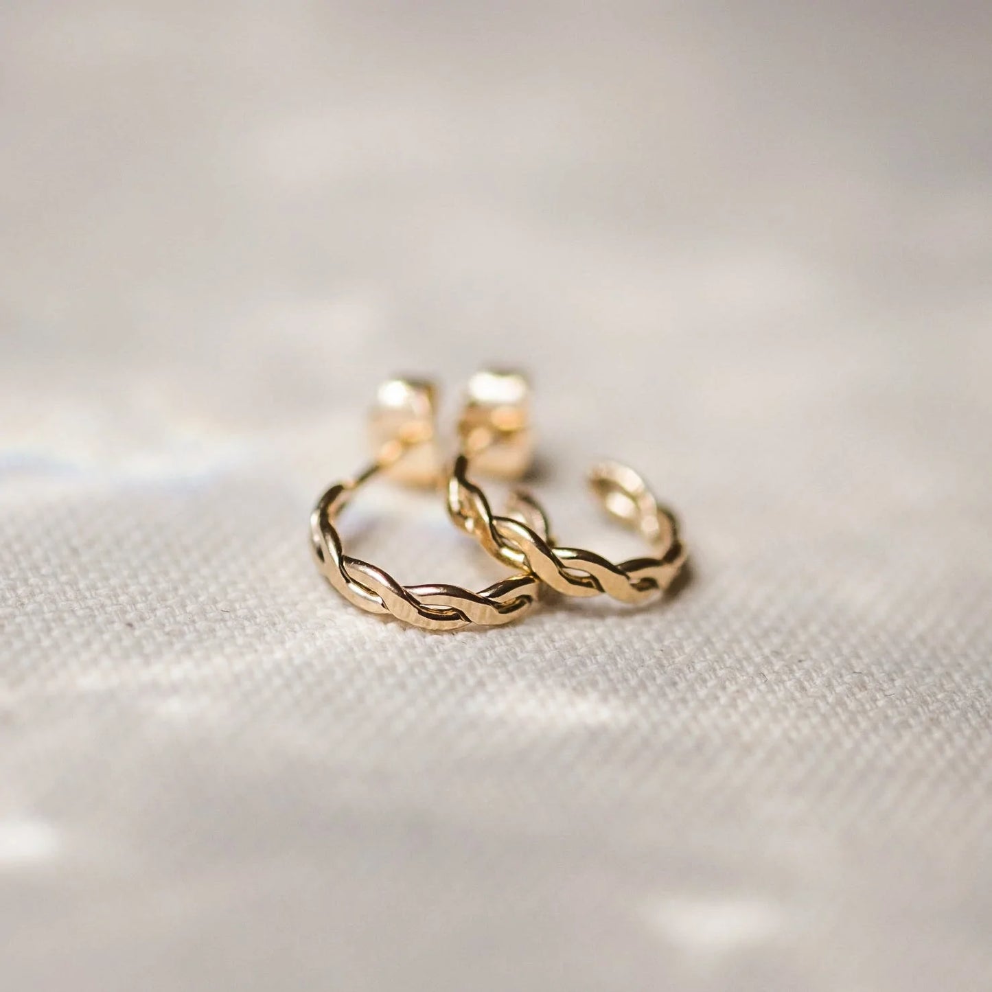Twist Hoop Earrings
