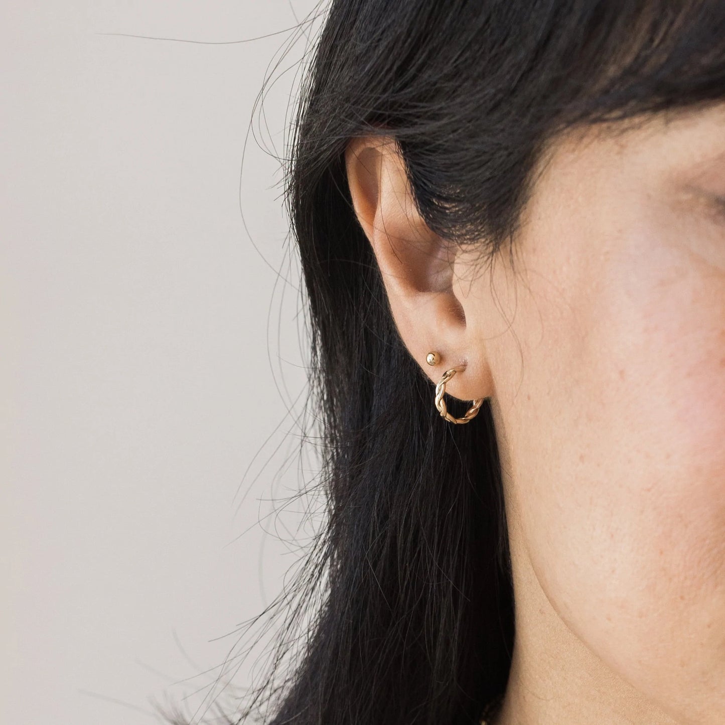 Twist Hoop Earrings