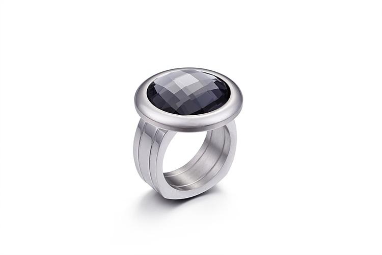 Rossny Women Rings Bulgaria Gold Stainless Steel & Colorful Stone Rings-Rings-Rossny