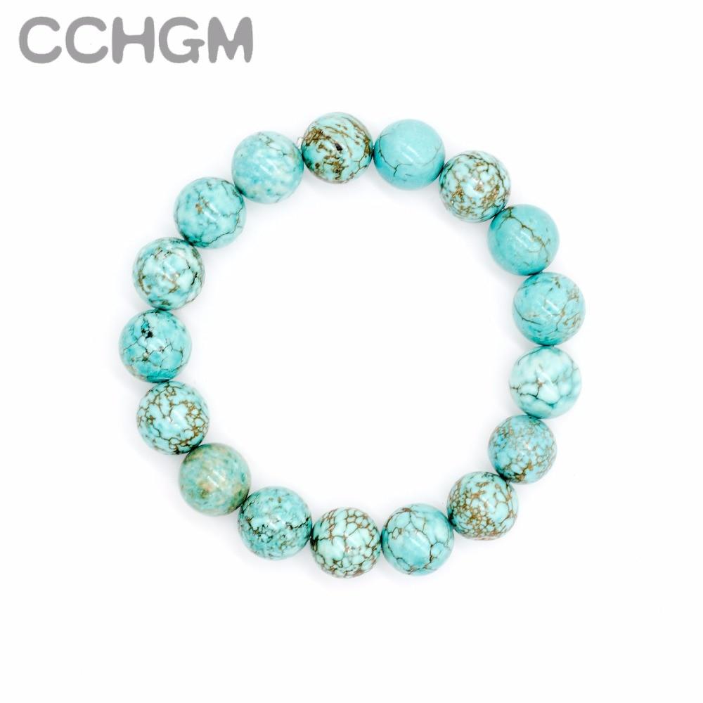 Natural Turquoises stone beads bracelets-Bracelet-Rossny