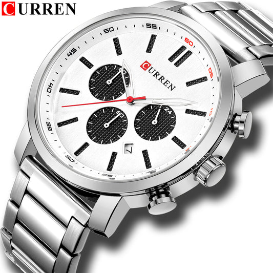 Luxury Men's Watches Date Clock Male Sports Timing Watches YSYH Mens Quartz Casual WristWatch