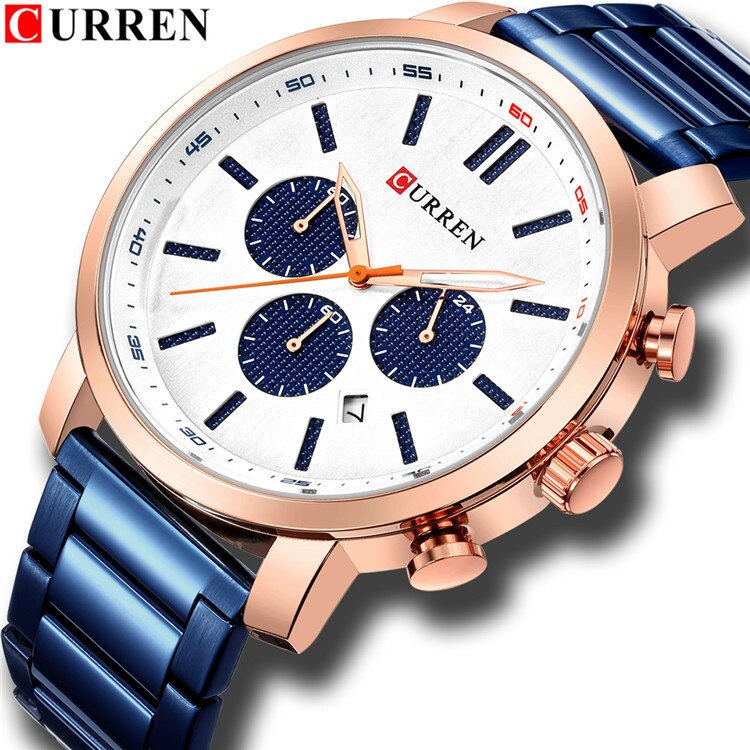 Luxury Men's Watches Date Clock Male Sports Timing Watches YSYH Mens Quartz Casual WristWatch