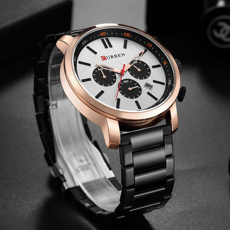 Luxury Men's Watches Date Clock Male Sports Timing Watches YSYH Mens Quartz Casual WristWatch