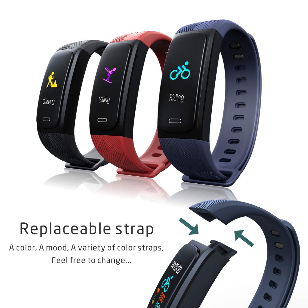 UWear GPS Smart Bracelet Fitness Tracker Heart Rate Monitoring Activity Sports Band