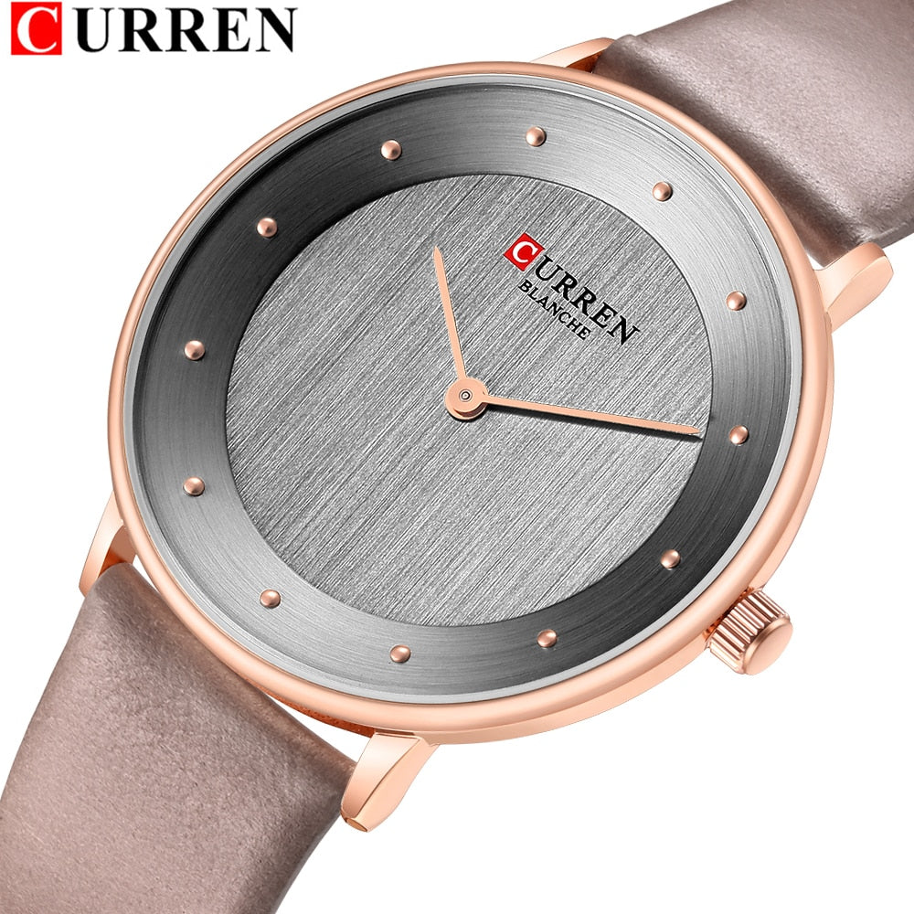 YSYH Beautiful Women's Quartz Watches Slim Fashion Leather Ladies Wrist Watch Reloj Mujer Female Clock Gifts For Women