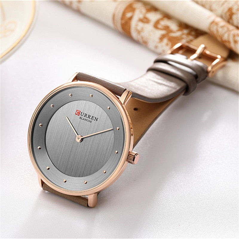 YSYH Beautiful Women's Quartz Watches Slim Fashion Leather Ladies Wrist Watch Reloj Mujer Female Clock Gifts For Women