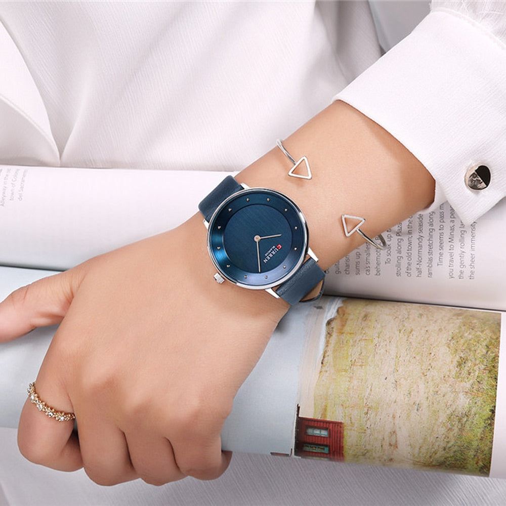 YSYH Beautiful Women's Quartz Watches Slim Fashion Leather Ladies Wrist Watch Reloj Mujer Female Clock Gifts For Women