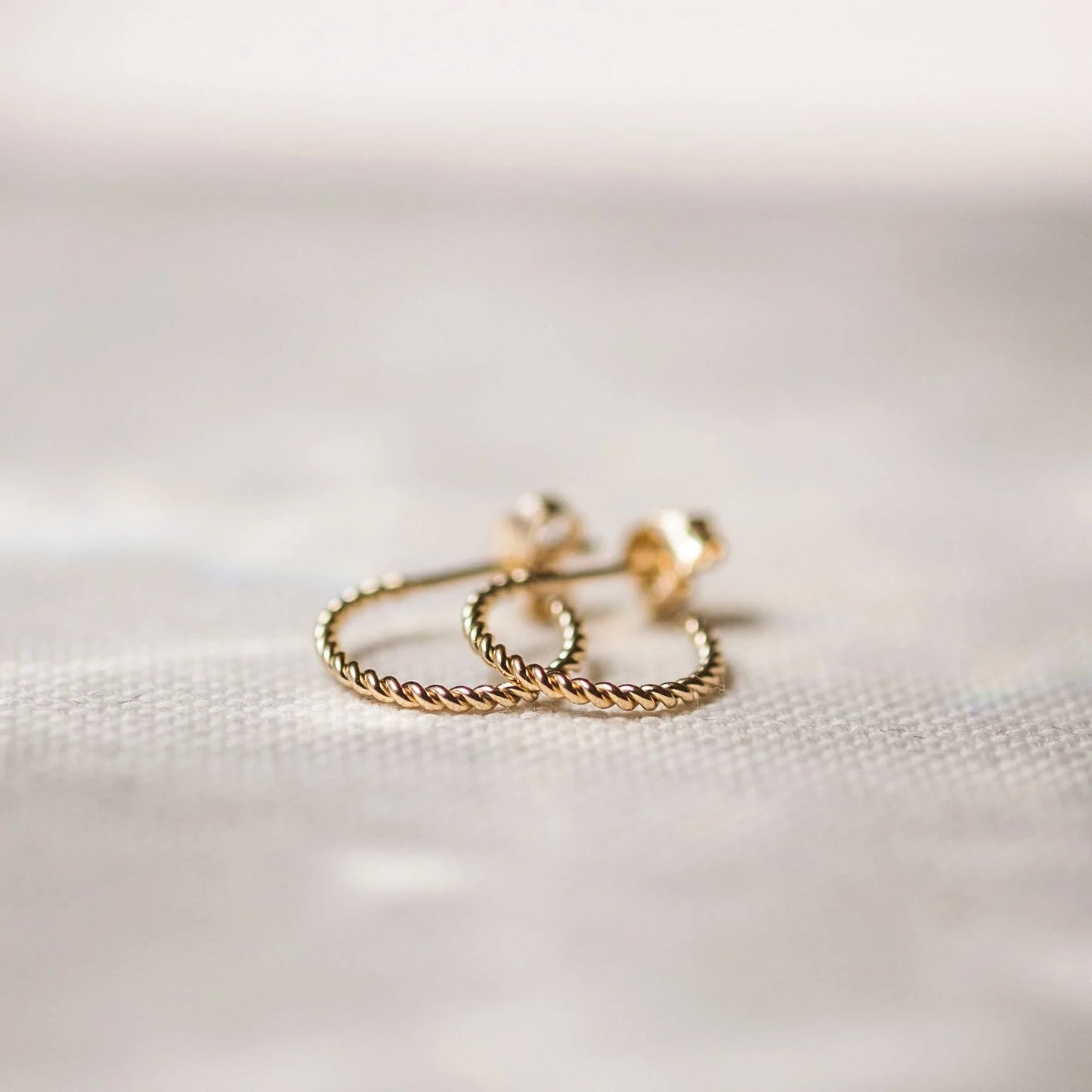 Braided Hoop Earrings
