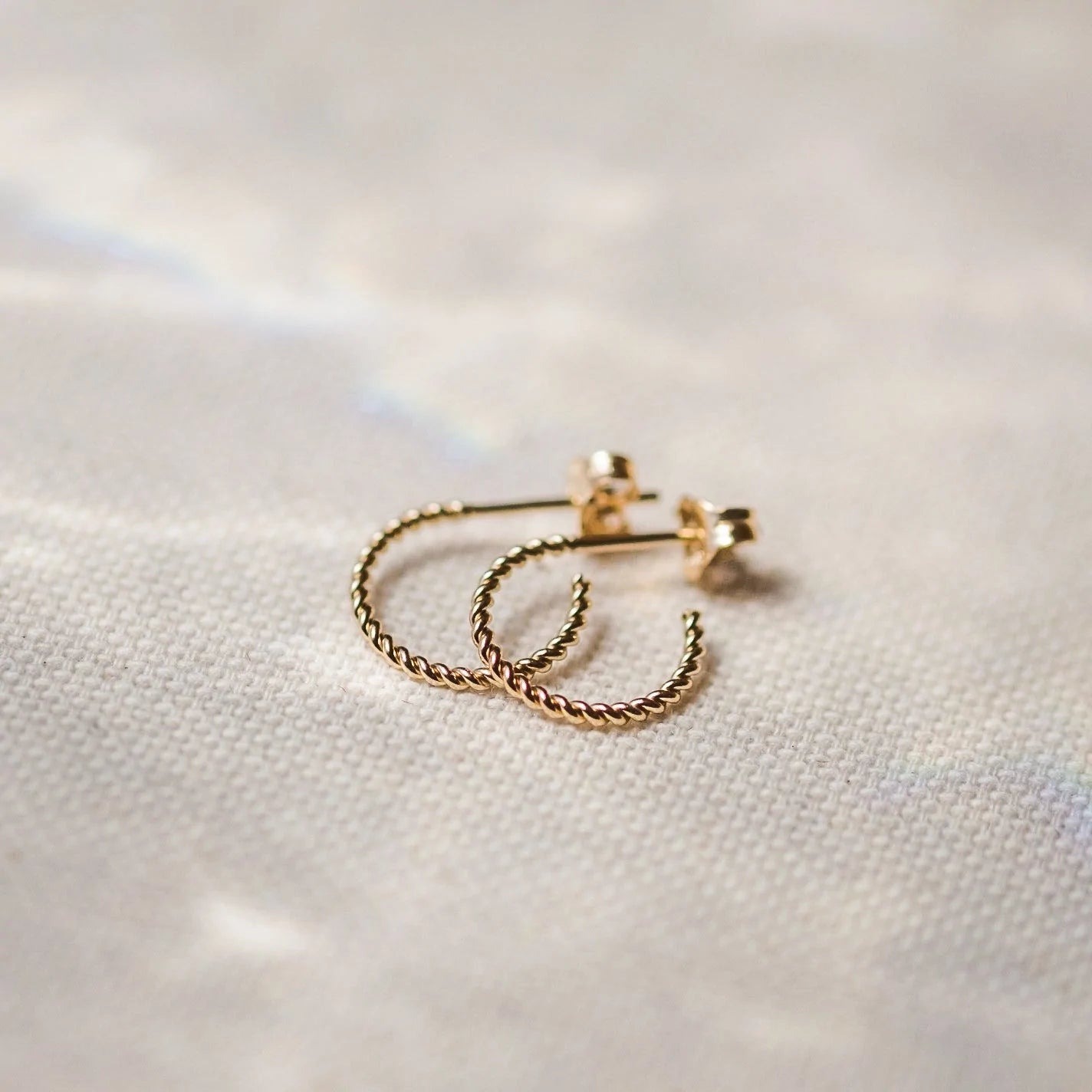 Braided Hoop Earrings